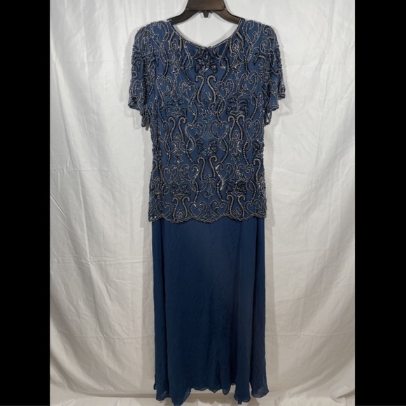 NEW Pisarro Nights Bead Embellished Mock Gown 12 - Picture 8 of 11